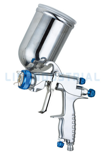 LS101G spuitpistool met zwaartekrachttoevoer en zwaartekrachtbeker aan de zijkant van 400 ml